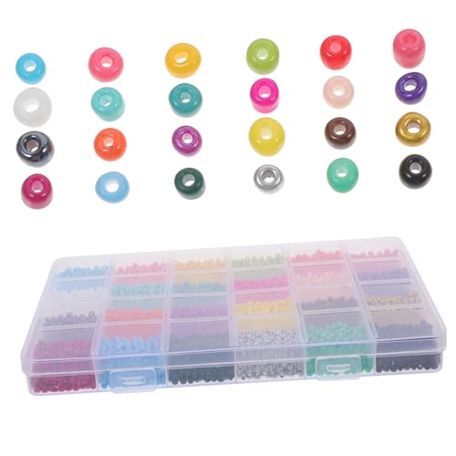 KOCKSHION Multifunktionale Glasperlen für DIY Schmuck Farben Runde und Verschleißfeste Perlen für Armbänder Halsketten und Mehr Bastelset KOCKSHION Multifunktionale Glasperlen für DIY Schmuck Farben Runde und Verschleißfeste Perlen für Armbänder Halsketten und Mehr Bastelset von KOCKSHION