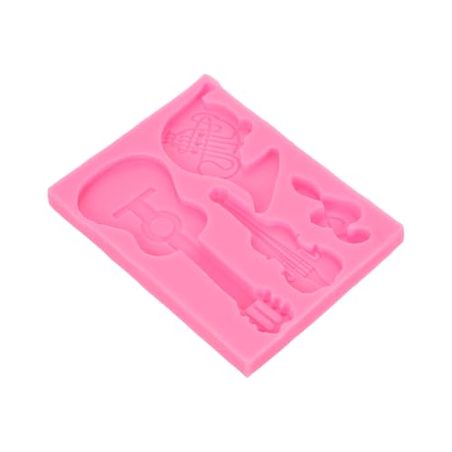 KOCKSHION Musik Geigenform süße Silikonformen Gitarren-Kuchenform Harznoten kleine Formen silikon Harzformen Silikon-Kit Silikonschmuckformen Kieselgel Rosa KOCKSHION Musik Geigenform süße Silikonformen Gitarren-Kuchenform Harznoten kleine Formen silikon Harzformen Silikon-Kit Silikonschmuckformen Kieselgel Rosa von KOCKSHION