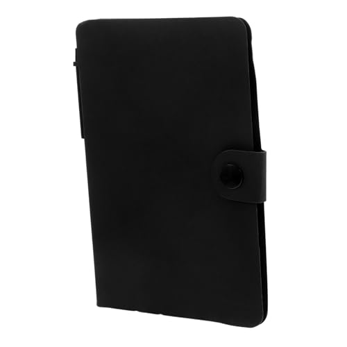 KOCKSHION Notizblock-set Notizbuch Reisebüro-versorgungsset Notizbücher Mit Tabs Notebook Sticky Tabs Kleines Spiralheft Memobuch Für Lehrer Japanische Schulsachen Pu-leder Schwarz von KOCKSHION