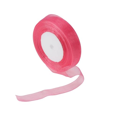 KOCKSHION Organza Band Weich Organza Geschenkband Hochzeitsdekoration Party DIY Zubehör Wassermelonenrot KOCKSHION Organza Band Weich Organza Geschenkband Hochzeitsdekoration Party DIY Zubehör Wassermelonenrot von KOCKSHION