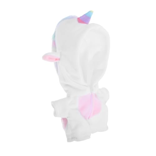 KOCKSHION Puppen-Outfit Einhorn Einteiler Mit Für Puppen Und Kuscheltiere Bequeme Schlafanzug-Kleidung Vielseitig Für Jede Gelegenheit Modisch Und Einfach Anzuziehen von KOCKSHION