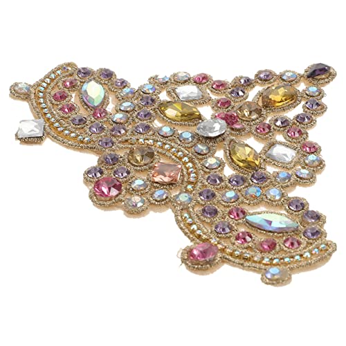KOCKSHION Rhinestone Aufnäher zum Aufbügeln Glitzernde Kleidung Reparatur Applikation für DIY Handwerksprojekte Geeignet für Kleider Taschen Schuhe und Mehr von KOCKSHION