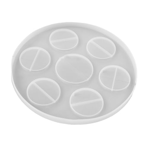KOCKSHION Silikonform für DIY Getränkehalter Epoxidharz Gießform für Gläser und Tabletts für Kreative Bastelprojekte und Designs von KOCKSHION