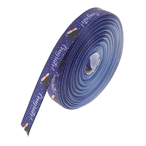 KOCKSHION Staffelungsband seidenband ribbon Vasendekoration verpackungen für Kuchen -Toper -Abschluss glückwunsch grad DIY handwerk machen band Geschenkschleifband Polyester Blue von KOCKSHION