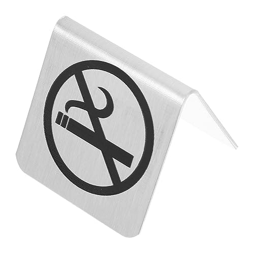 KOCKSHION Tischschild Rauchen Verboten Robustes Nichtraucher Schild für Restaurant Büro und Zuhause Wetterfest Stapelbar Lesbar Langlebig von KOCKSHION