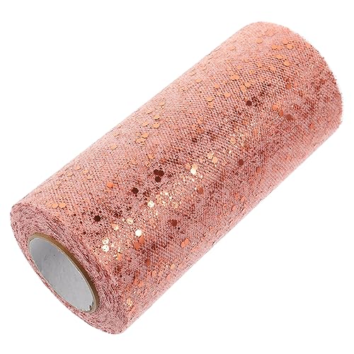 KOCKSHION Tüllrolle mit Glitzer Yards DIY Dekostoff für Hochzeiten Basteln Partys Vielseitig Einsetzbar für Blumenarrangements und KOCKSHION Tüllrolle mit Glitzer Yards DIY Dekostoff für Hochzeiten Basteln Partys Vielseitig Einsetzbar für Blumenarrangements und von KOCKSHION