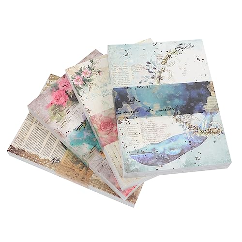 KOCKSHION Vintage Scrapbooking Papier Leichte Dekorative Bastelpapiere für DIY Scrapbooks Handgeschriebene Karten und Kreative Bastelprojekte für und Persönliche Gestaltung KOCKSHION Vintage Scrapbooking Papier Leichte Dekorative Bastelpapiere für DIY Scrapbooks Handgeschriebene Karten und Kreative Bastelprojekte für und Persönliche Gestaltung von KOCKSHION