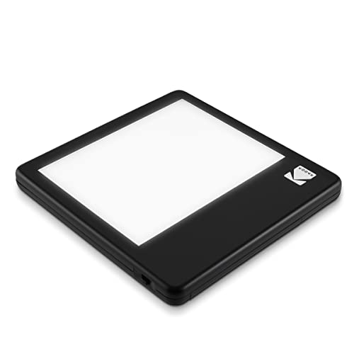 KODAK LED-Lichtbox, 12,7 x 10,2 cm, für Negative, Dias und Filme, beleuchtetes Brett zum Betrachten und Scannen von Fotos von KODAK