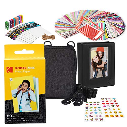 Kodak 2x3ʺ Premium Zink Papier Starter Kit mit Softcase von KODAK