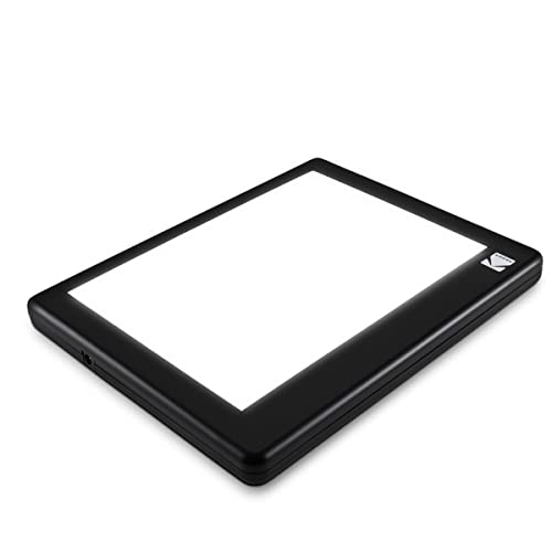 Kodak LED-Lichtbox 20,3 x 15,2 cm für Negative, Dias und Filme, beleuchtetes Brett und LED-Lichtpad zum Betrachten und Scannen von Fotos von KODAK
