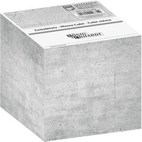 KÖNIG & EBHARDT Beton Notizzettel geleimt grau 7,5 x 7,5 cm, ca. 700 Blatt, 1 Pack von KÖNIG & EBHARDT