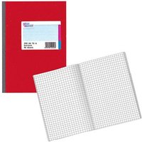 KÖNIG & EBHARDT Geschäftsbuch DIN A6 kariert, rot Softcover 192 Seiten von KÖNIG & EBHARDT