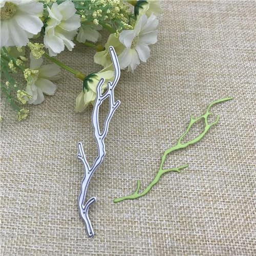 Metall-Stanzformen, 10 x 2,1 cm, Aststreifen, Metall-Stanzformen für Scrapbooking, Dekoration, Prägung, Handarbeitsvorlage von KOFORULAIG