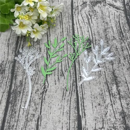 Metall-Stanzformen, 11,9 x 5 cm, Blätter, Spitze, Metall-Stanzformen für Scrapbooking, Prägung, Fotoalbum, Papierkarten, Dekoration von KOFORULAIG