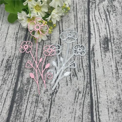 Metall-Stanzformen, 11,9 x 6,4 cm, Blumen, Metall-Stanzformen für Scrapbooking, Prägung, Fotoalbum, Papierkarten, Dekoration von KOFORULAIG