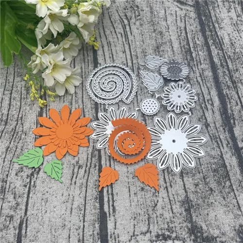 Metall-Stanzformen, 12,1 x 10,6 cm, Blumenspitze, Metall-Stanzformen für Scrapbooking, Alben, Prägung, Papier, Karten, Dekoration von KOFORULAIG