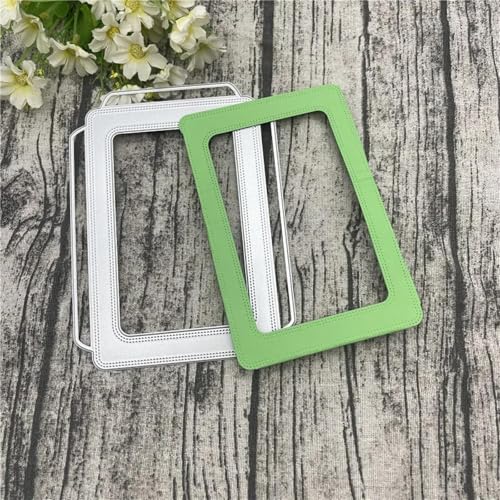 Metall-Stanzformen, 12,6 x 16,8 cm, 3D-Fotoalbum, Spitzenbordüre, Metall-Stanzformen für Scrapbooking, Album, Prägung, Papier, Karten, Dekoration von KOFORULAIG