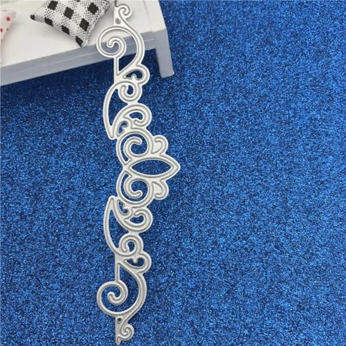 Metall-Stanzformen, 14,3 x 3 cm, Fower-Spitze, Metall-Stanzformen, Dekoration, Scrapbooking, Stahl, Handwerk, Prägung, Papier, Karten, Schablonen von KOFORULAIG