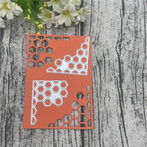 Metall-Stanzformen, 5,9 x 6,9 cm, Hohlrahmen, Spitzenbordüre, Metall-Stanzformen für Scrapbooking, Alben, Prägung, Papier, Karten, Dekoration von KOFORULAIG