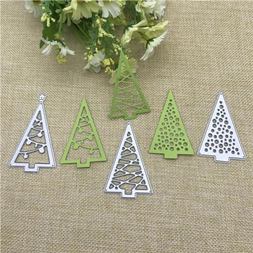 Metall-Stanzformen, 6,6 x 2,3 cm, Weihnachtsbaum, Metall-Stanzformen für Scrapbooking, Alben, Papierkarten, Dekoration, Handwerk von KOFORULAIG