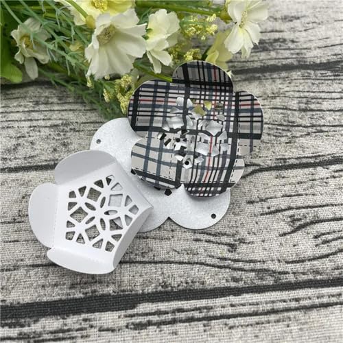 Metall-Stanzformen, 6,8 x 6,8 cm, Laterne, Blume, Metall-Stanzformen für Scrapbooking, Alben, Prägung, Papier, Karten, Dekoration von KOFORULAIG