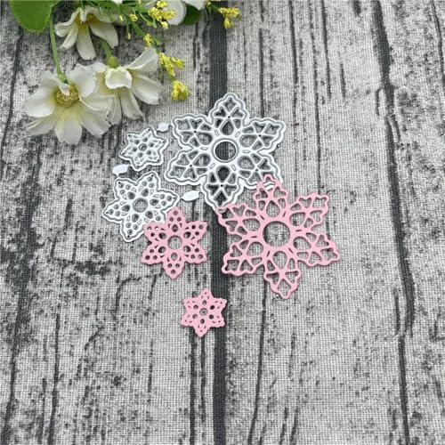 Metall-Stanzformen, 7 x 4,5 cm, 3D-Blume, Metall-Stanzformen für Scrapbooking, Alben, Prägung, Papier, Karten, Dekoration von KOFORULAIG