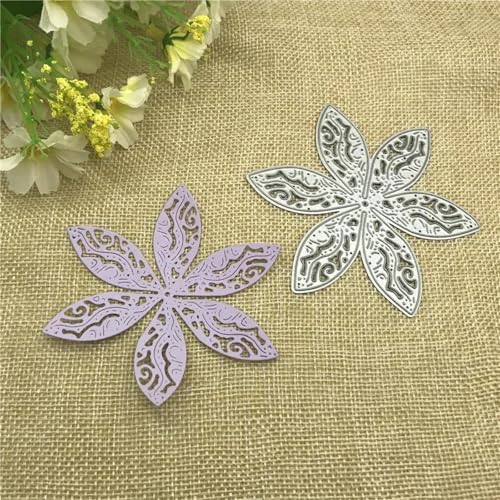 Metall-Stanzformen, 8 x 8 cm, 3D-Blumen, Metall-Stanzschablone für Scrapbooking, Album, Prägung, Papier, Karten, Dekoration von KOFORULAIG