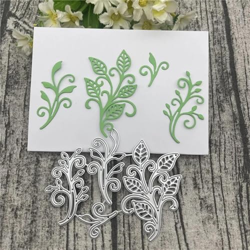 Metall-Stanzformen, 9,1 x 11,2 cm, Blattspitze, Randrahmen, Metall-Stanzformen für Scrapbooking, Alben, Prägung, Papier, Karten, Dekoration von KOFORULAIG