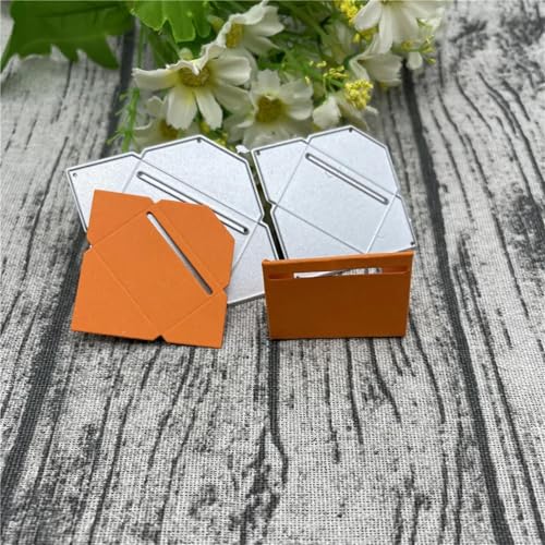 Metall-Stanzformen, 9,5 x 5 cm, Umschlag-Metall-Stanzformen für Scrapbooking, Alben, Prägung, Papier, Karten, Dekoration von KOFORULAIG