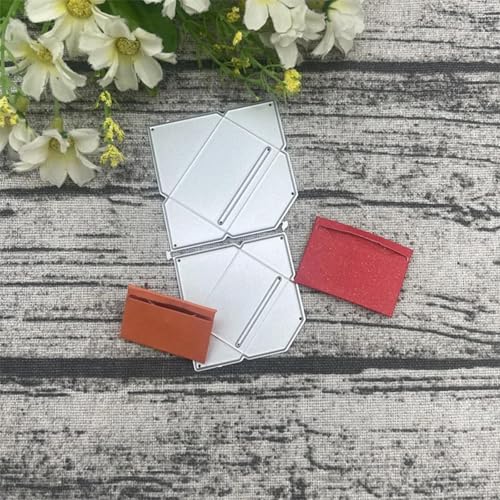 Metall-Stanzformen, 9,5 x 5 cm, Umschlag mit Spitzenbordüre, Metall-Stanzformen für Scrapbooking, Alben, Prägung, Papier, Karten, Dekoration von KOFORULAIG