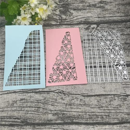 Metall-Stanzformen, 9,6 x 12,9 cm, hohle Ecken, Blume, Metall-Stanzformen, Schmetterling, Kartenschablonen für Scrapbooking, Album, Papier, Karten, Dekoration, Handwerk von KOFORULAIG