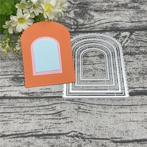 Metall-Stanzformen, 9,9 x 12 cm, Bordüre, Metall-Stanzformen, Schmetterling, Karten-Schablonen für Scrapbooking, Album, Papierkarten, Dekoration, Handwerk von KOFORULAIG