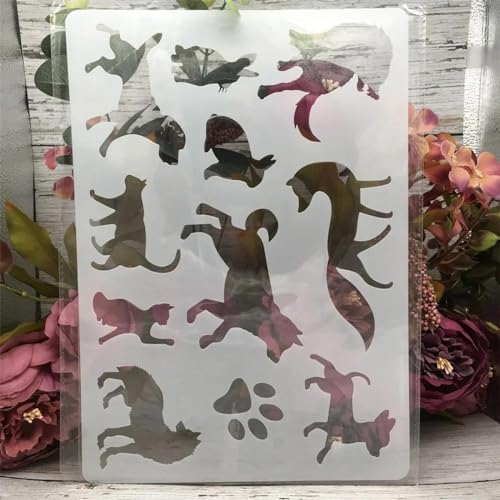 Schablonen zum Basteln, A4, 29 x 21 cm, Hirschschwalbe, Vogel-Schablonen zum Malen auf Holz, Zeichenvorlage, Scrapbook-Dekoration, DIY-Projekte, Stil 7 Schablonen zum Basteln, A4, 29 x 21 cm, Hirschschwalbe, Vogel-Schablonen zum Malen auf Holz, Zeichenvorlage, Scrapbook-Dekoration, DIY-Projekte, Stil 7 von KOFORULAIG