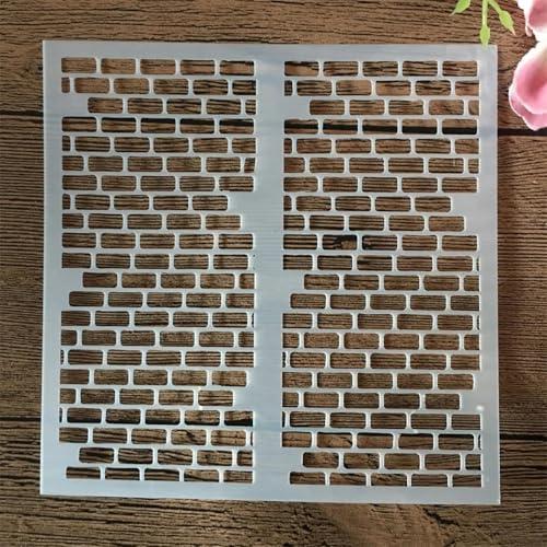 Schablonen zum Malen, 13 x 13 cm, Wassertropfen-Geometrie, Zeichenschablone zum Malen auf Holz, Wand, Stoff, Möbel, Boden, Schablonen für Bastelprojekte, Stil 8 von KOFORULAIG