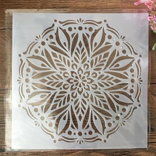 Schablonen zum Malen, 20 x 20 cm, geometrische runde Zeichenschablone zum Malen auf Holz, Wand, Stoff, Möbel, Boden, Schablonen für Kunstprojekte Schablonen zum Malen, 20 x 20 cm, geometrische runde Zeichenschablone zum Malen auf Holz, Wand, Stoff, Möbel, Boden, Schablonen für Kunstprojekte von KOFORULAIG