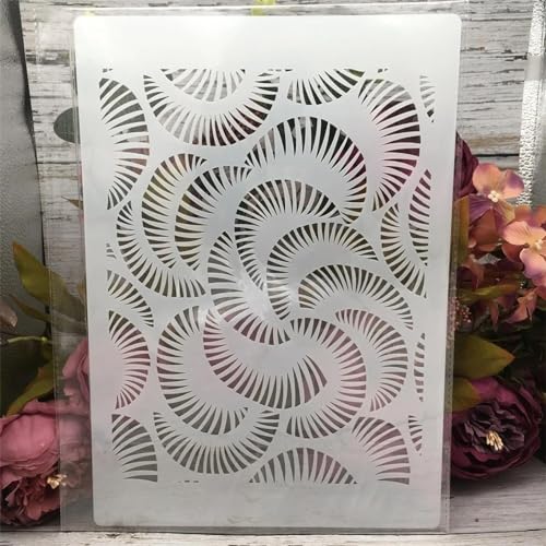 Schablonen zum Malen, A4, 29 cm, Blättertextur, Zeichenvorlage zum Malen auf Holz, Wand, Stoff, Möbel, Boden, Schablonen für Bastelprojekte, Stil 10 Schablonen zum Malen, A4, 29 cm, Blättertextur, Zeichenvorlage zum Malen auf Holz, Wand, Stoff, Möbel, Boden, Schablonen für Bastelprojekte, Stil 10 von KOFORULAIG