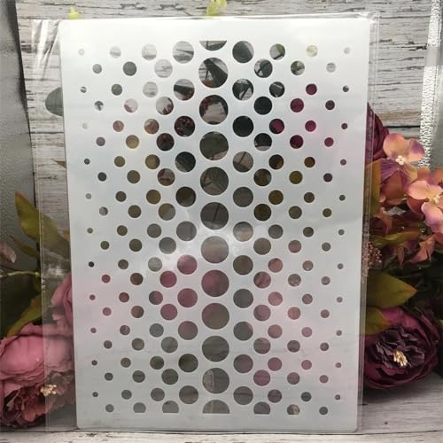Schablonen zum Malen, A4, 29 cm, Blättertextur, Zeichenvorlage zum Malen auf Holz, Wand, Stoff, Möbel, Boden, Schablonen für Bastelprojekte, Stil 8 von KOFORULAIG