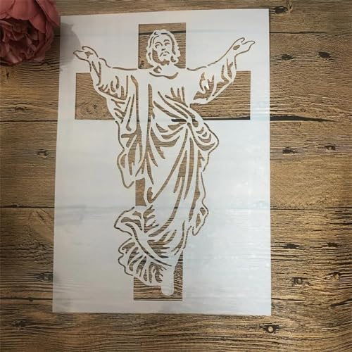 Schablonen zum Malen, A4, 29 cm, Göttin Gott, Zeichenschablone zum Malen auf Holz, Wand, Stoff, Möbel, Boden, Schablonen für Bastelprojekte, Stil 1 von KOFORULAIG
