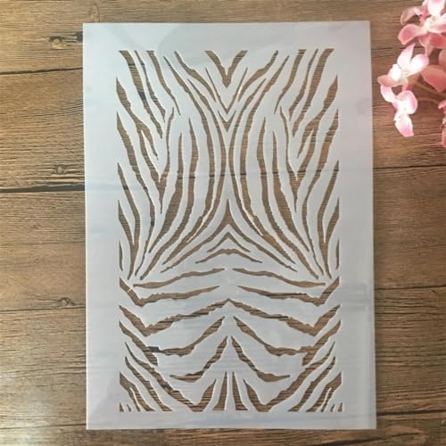 Schablonen zum Malen, A4, 29 cm, Tiger-Druck, Zeichenvorlage zum Malen auf Holz, Wand, Stoff, Möbel, Boden, Schablonen für Bastelprojekte von KOFORULAIG
