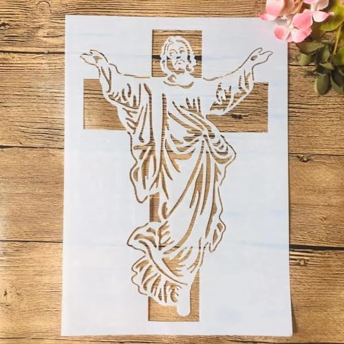 Schablonen zum Malen, A4, 29 cm, Zeichenschablone zum Malen auf Holz, Wand, Stoff, Möbel, Boden, Schablonen für Bastelprojekte von KOFORULAIG