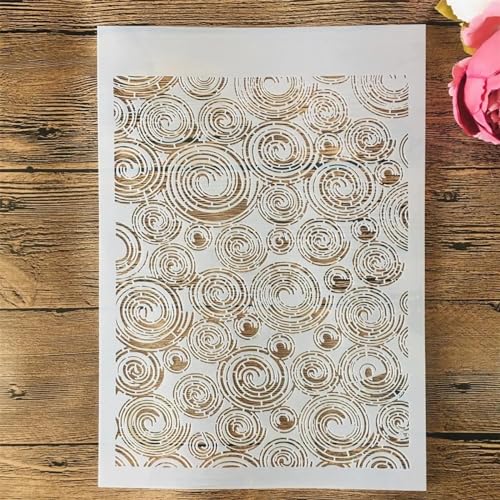 Schablonen zum Malen, A4, 29 cm, Zweigrose, Blume, wiederverwendbare Schablonen zum Malen auf Holz, Stoff, Wänden, Möbeln, Leinwand, Heimdekoration, Basteln, Stil H Schablonen zum Malen, A4, 29 cm, Zweigrose, Blume, wiederverwendbare Schablonen zum Malen auf Holz, Stoff, Wänden, Möbeln, Leinwand, Heimdekoration, Basteln, Stil H von KOFORULAIG