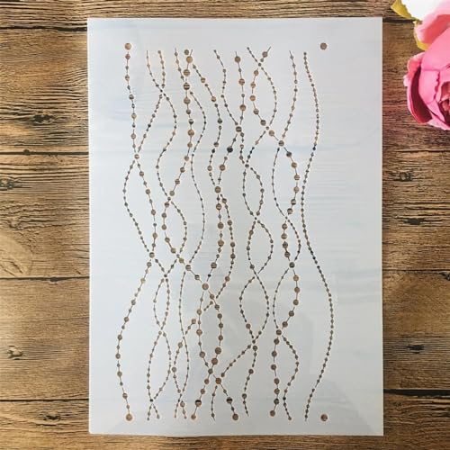 Schablonen zum Malen, A4, 29 cm, dünne Grasstruktur, Zeichenvorlage zum Malen auf Holz, Wand, Stoff, Möbel, Boden, Schablonen für Bastelprojekte, Stil 6 Schablonen zum Malen, A4, 29 cm, dünne Grasstruktur, Zeichenvorlage zum Malen auf Holz, Wand, Stoff, Möbel, Boden, Schablonen für Bastelprojekte, Stil 6 von KOFORULAIG