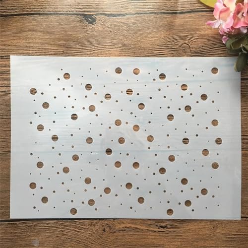 Schablonen zum Malen, A4, 29 cm, dünne Grasstruktur, Zeichenvorlage zum Malen auf Holz, Wand, Stoff, Möbel, Boden, Schablonen für Bastelprojekte, Stil 7 von KOFORULAIG