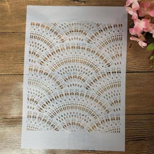 Schablonen zum Malen, A4, 29 cm, dünne Punktlinie, Regentropfen, wiederverwendbare Schablonen zum Malen auf Holz, Stoff, Wänden, Möbeln, Leinwand, Heimdekoration, Handwerk, Stil D Schablonen zum Malen, A4, 29 cm, dünne Punktlinie, Regentropfen, wiederverwendbare Schablonen zum Malen auf Holz, Stoff, Wänden, Möbeln, Leinwand, Heimdekoration, Handwerk, Stil D von KOFORULAIG