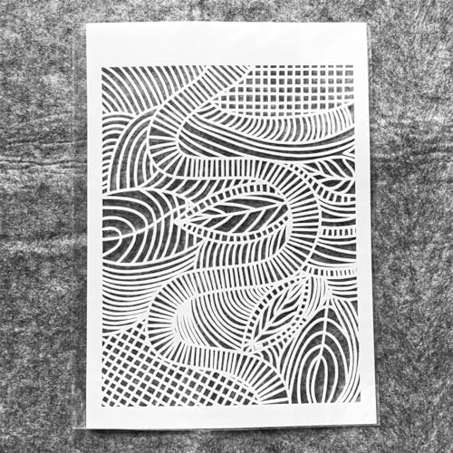 Schablonen zum Malen, A4, 29 cm, unregelmäßige Geometrie, rechteckig, wiederverwendbare Schablonen zum Malen auf Holz, Stoff, Wänden, Möbeln, Leinwand, Heimdekoration, Handwerk, Stil D Schablonen zum Malen, A4, 29 cm, unregelmäßige Geometrie, rechteckig, wiederverwendbare Schablonen zum Malen auf Holz, Stoff, Wänden, Möbeln, Leinwand, Heimdekoration, Handwerk, Stil D von KOFORULAIG