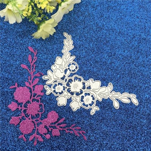 Scrapbooking-Vorlagen, 10,8 x 8,5 cm, Blumen-Metall-Stanzformen, Prägeschablonen, Scrapbooking, Fotoalbum, Dekoration, Handwerk Scrapbooking-Vorlagen, 10,8 x 8,5 cm, Blumen-Metall-Stanzformen, Prägeschablonen, Scrapbooking, Fotoalbum, Dekoration, Handwerk von KOFORULAIG