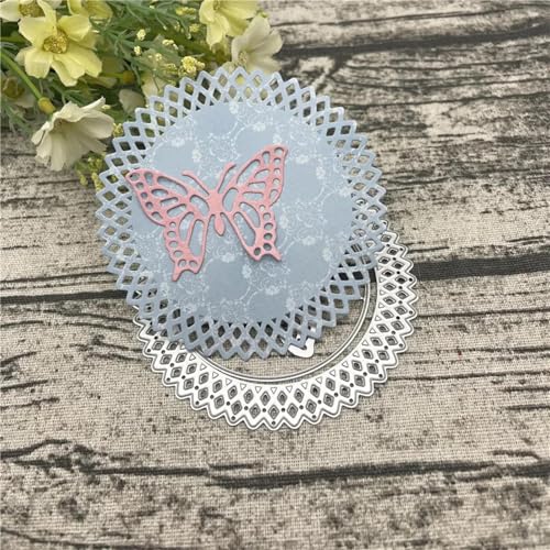 Scrapbooking-Vorlagen, 10 x 10 cm, Spitzenrahmen, Hintergrundrahmen, Metall-Stanzformen für Scrapbooking, Alben, Prägung, Papier, Karten, Basteln Scrapbooking-Vorlagen, 10 x 10 cm, Spitzenrahmen, Hintergrundrahmen, Metall-Stanzformen für Scrapbooking, Alben, Prägung, Papier, Karten, Basteln von KOFORULAIG