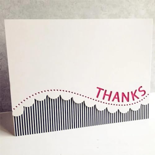 Scrapbooking-Vorlagen, 12,2 x 2,5 cm, mit gewelltem Spitzenrand, Metall-Stanzformen, Scrapbooking, Papier, Basteln, Karten, Prägeschablonen Scrapbooking-Vorlagen, 12,2 x 2,5 cm, mit gewelltem Spitzenrand, Metall-Stanzformen, Scrapbooking, Papier, Basteln, Karten, Prägeschablonen von KOFORULAIG