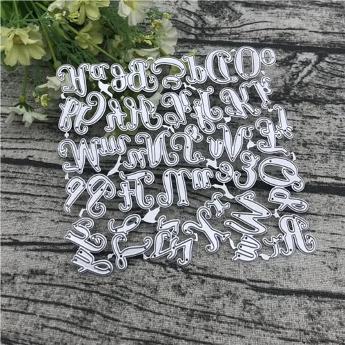 Scrapbooking-Vorlagen, 14,6 x 13 cm, Alphabet, Buchstaben, Zahlen, Metall-Stanzformen für Scrapbooking, Alben, Papierkarten, Dekoration, Prägeschablonen Scrapbooking-Vorlagen, 14,6 x 13 cm, Alphabet, Buchstaben, Zahlen, Metall-Stanzformen für Scrapbooking, Alben, Papierkarten, Dekoration, Prägeschablonen von KOFORULAIG