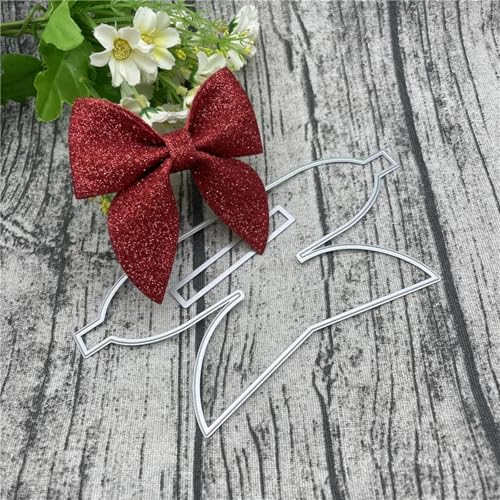 Scrapbooking-Vorlagen, 18,2 x 9 cm, Schleife, Spitze, Metall-Stanzformen für Scrapbooking, Alben, Prägung, Papier, Karten, Dekoration Scrapbooking-Vorlagen, 18,2 x 9 cm, Schleife, Spitze, Metall-Stanzformen für Scrapbooking, Alben, Prägung, Papier, Karten, Dekoration von KOFORULAIG